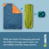 Klymit Versa Packable Camping Blanket and Comforter, Blue/Orange
