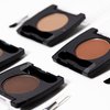 Palladio Brow Powder for Eyebrows, Soft and Natural Eyebrow Powder with Jojoba Oil & Shea Butter, Helps Enhance & Define Brows, Compact Size for Purse or Travel, Includes Applicator Brush, Soft Brown