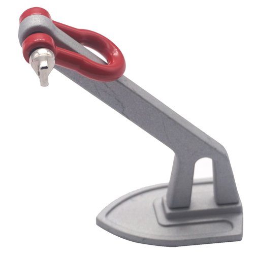 Share Goo RC Metal Winch Anchor Decor Tool Compatible with Traxxas HSP Redcat Axial SCX10 Tamiya CC01 RC4WD D90 D110 1/10 RC Rock Crawler Climbing Car Truck (Silver)