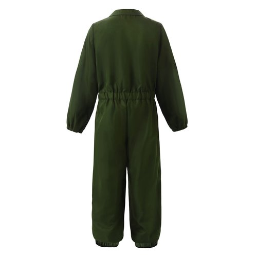 ReliParty Fighter Pilot Costume for Kids Air Force Flight Suit Dress Up Halloween Career Day,110