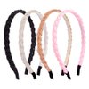 Ruihfas 4 Pieces Elegant Beaded Crystal Headband Bead Hair Band Hair Hoop Accessories for Women Girls