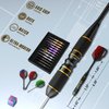 Turnart Darts Metal Tip Set - Steel Tip Darts Set Professional Metal Darts 12 pcs 22/24 Grams with Stylish Case Aluminum Shafts Extra 9 Flights