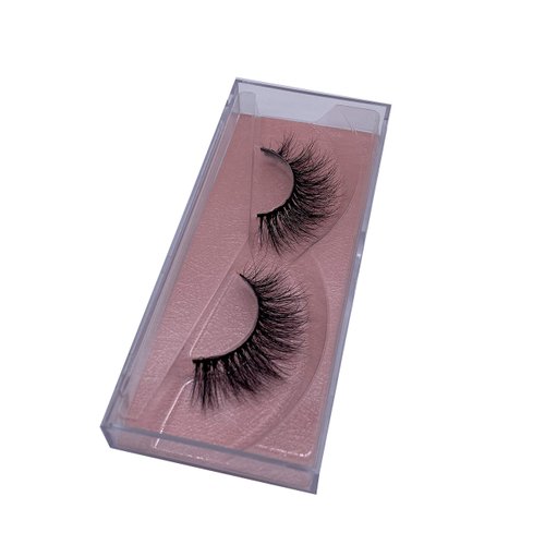 Alluring 3D Mink Lashes Reusable Strip, 100% Siberian Mink Fur False Eyelashes, Hand-made Cruelty Free KE16