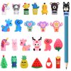ELECLAND 27 Pieces Pencil Toppers Animal Pencil Toppers Dinosaur Pen Toppers Clip on Pencil Classroom Prizes for Kids Office School Supplies Party Favors