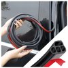 32.8Ft Car Door Rubber Seal Strip,Double Layer L Shape Automotive Weather Stripping,Universal Soundproofing Car Door Seal Strip Car Accessories for Car Door,Hood,Trunk