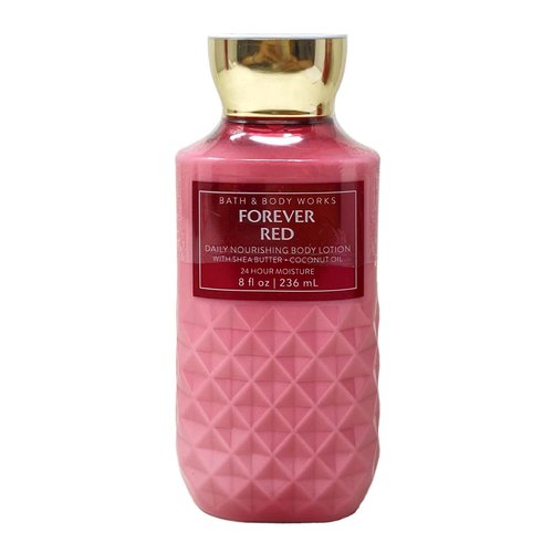 Bath & Body Works Forever Red 3 Pack Body Lotion Bundle with a Cherry On Top Bar Soap - Full Size