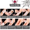 154 PCS Halloween Scar Temporary Tattoos - Horror Zombie Makeup Realistic Fake Bloody Wound Stitch Vampire Bite Waterproof Tattoo Stickers for Women Men Adult Kid Cosplay Party Masquerade Prank Prop