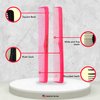 Allegro Combs 400 Barber Comb Hair Cutting Combs Pocket Combs Combs for Hair Stylist Comb Set Styling Comb 6 Pcs. (Neon Pink)