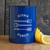 Now Designs Powder-Coated Steel Utensil Crock, Navy