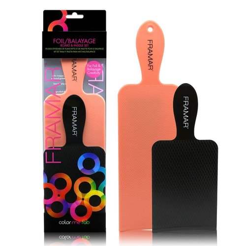 Framar Foil/Balayage Board and Paddle Set for Hair Bleach, Hair Dye - Long board and short board ...