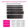 Full Head Straight Human Hair Clip ins for Black Women 14 Inch 180g Soft Brazilian Straight Hair Clip In Hair Extensions Thick Ends Natural Color 10Pcs/Set with 32 clips