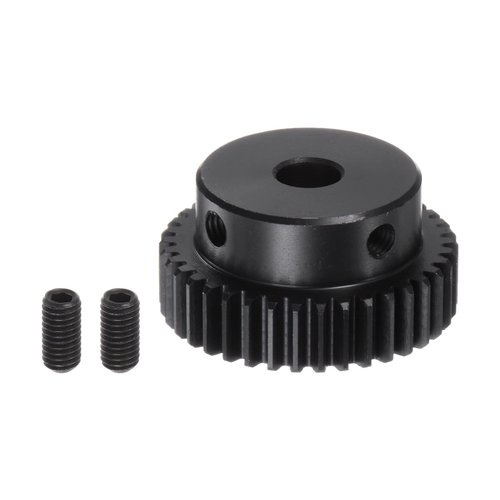 HARFINGTON Spur Gear 8mm Bore Pinion Gear 38T Mod 1 45# Steel Motor Gear for RC Car Replacement Parts Accessories Electric Grinder Gearbox Reduction Gear Gear Reducer