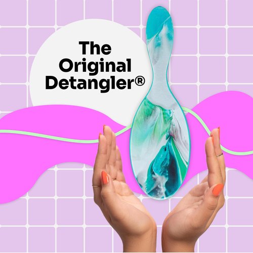 Wet Brush Original Detangler Hair Brush, Aqua (Liquid Fluidity) - Ultra-Soft IntelliFlex Bristles - Detangling Brush Glide Through Tangles With Ease For All Hair Types - Wet & Dry Hair