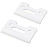 2 Pieces Professional 2-Hole Stagger Tooth Replacement Zirconia Ceramic Moving Cutter Blades #2161, Compatible with Wahl 5 Star Series Magic Clip Senior Super Taper 8148/8504/1919 Hair Clippers (2)