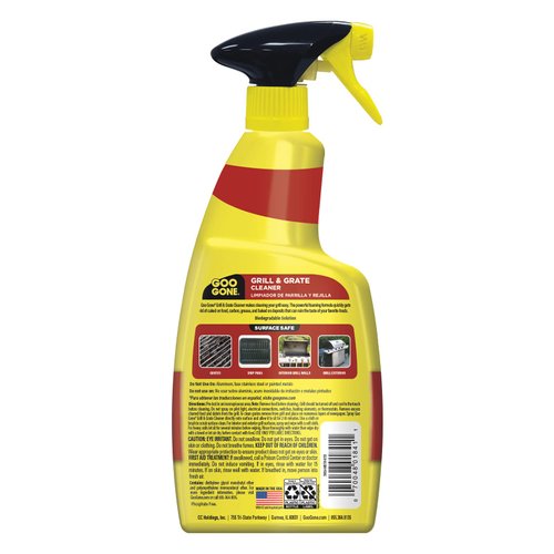 Goo Gone Grill and Grate Cleaner - 24 Ounce - Cleans Cooking Grates and Racks