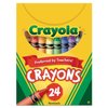 Binney &amp; Smith Crayola(R) Standard Crayon Set, Lift-Lid Box, Assorted Colors, Box Of 24