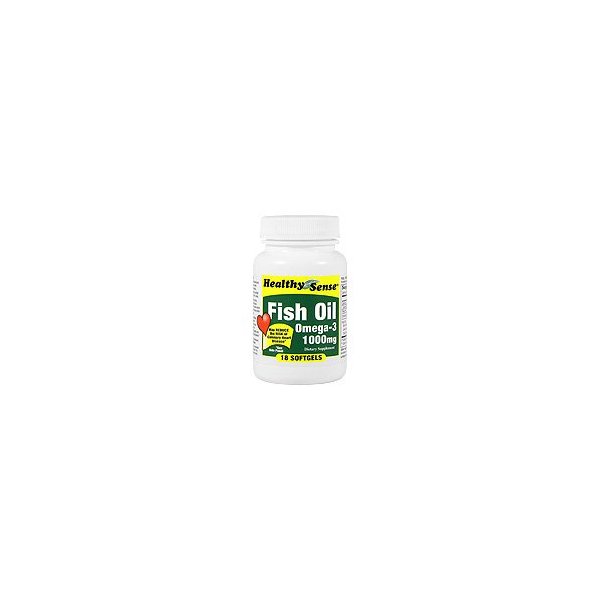 Ddi Fish Oil Omega 3 1000 mg 18 Softgels, 1.6 Ounce
