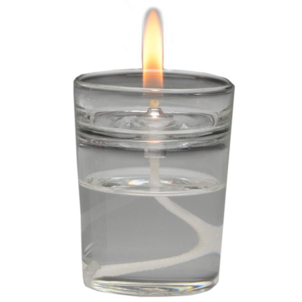 Firefly Zen Petite Refillable Glass Essential Oil Lamp Aromatherapy Scented Candle - Votive Size - Easily Change Essential Oils and Home Fragrances