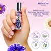 Blossom Scented Roll on Lip Gloss, Infused with Real Flowers, Made in USA, 0.20 fl. oz./5.9ml, Coconut