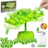 Yeopopshop Frog Balance Game，Balance Board Game，Two-Player Balanced Tree Board Game, Montessori Frog Balance Tree Educational Toys, Children Desktop Game Gift for Boys Girls
