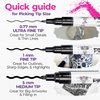 PINTAR | 6 PACK | Black Acrylic Paint Markers Fine Tip | Leather, Shoes, Rock Painting, Wood, Glass | Acyrlic Paint Pens | Pack of 6, 1mm