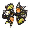 Rocutus 12pcs/set Halloween's Day Bow Knot Hair Pins Boutique clips Grosgrain Ribbon Halloween Hair Bows (Halloween 1)