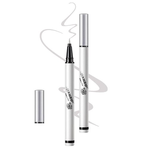 KAIQIKAIXI White Waterproof Very Fine Eyeliner Advanced Liquid Eyeliner Felt Tip Eyeliner Eyeliner Eyebrows Eyelashes Body Paint Multi-Purpose Pen (White)