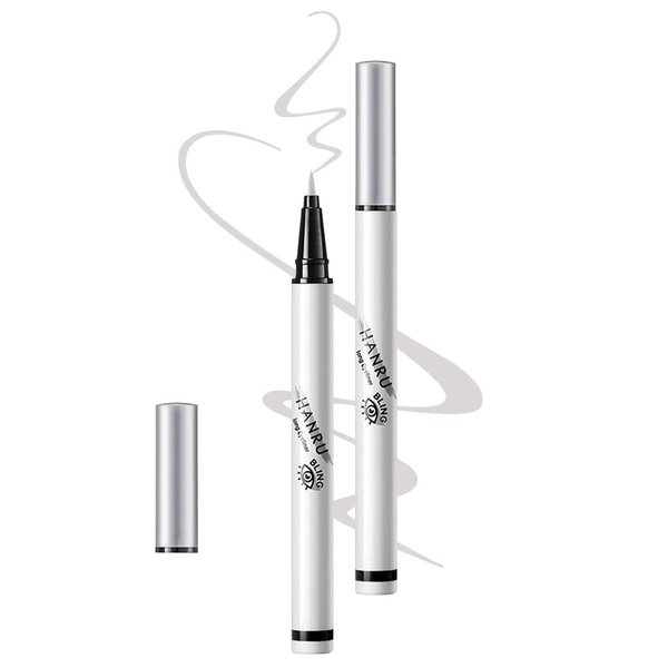 KAIQIKAIXI White Waterproof Very Fine Eyeliner Advanced Liquid Eyeliner Felt Tip Eyeliner Eyeliner Eyebrows Eyelashes Body Paint Multi-Purpose Pen (White)