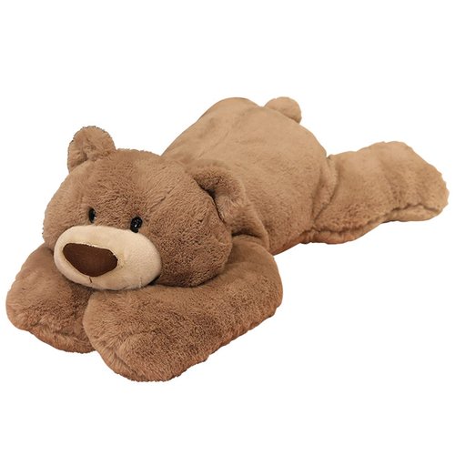 Doireum Weighted Stuffed Animals, Weighted Bear Stuffed Animal Toy Brown Bear Plush Throw Pillow Gifts for Boys Girls, 11.8 inch