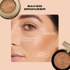 Milani Baked Bronzer - Dolce, Cruelty-Free Shimmer Bronzing Powder to Use For Contour Makeup, Highlighters Makeup, Bronzer Makeup, 0.25 Ounce