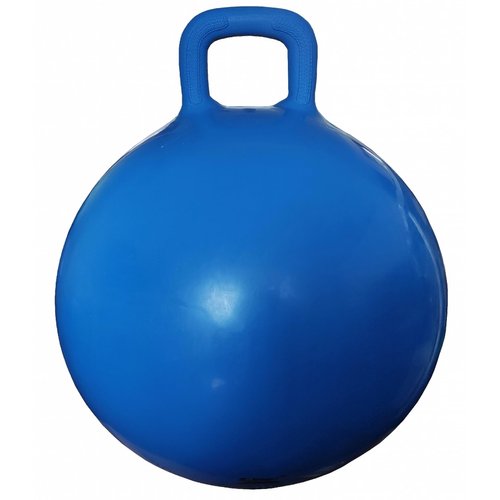 AppleRound Hippity Hoppity Hopball with Ball Pump, 18in/45cm Diameter for Age 3-6, Kangaroo Bouncer, Space Hopper Ball with Handle for Children, Printed Design (Whale)