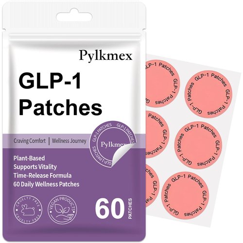 GLP-1 Patches for Women and Men | Berberine, Pomegranate, L-Glutamine, Natural Formula | New & Innovative Type of GLP1 Patches | 60 Count & 2 Month Supply