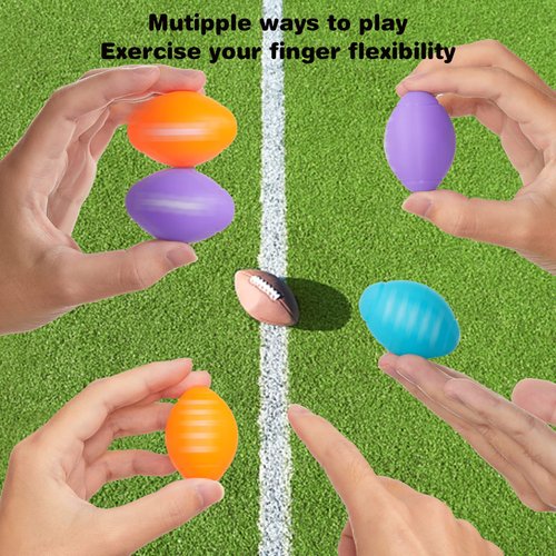 SCIONE 36Pack Football Fidget Spinner Football Party Favors for Kids 4-8 8-12 Goodie Bag Stuffers Treasure Box Toys for Classroom Prizes Return Gifts for Kids Birthday Party Favors