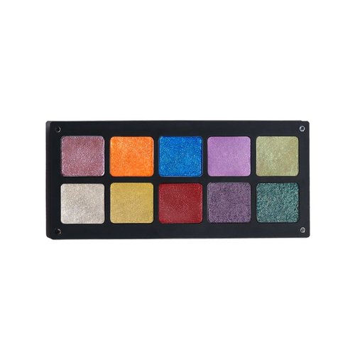 BIANCA MAKEUP Chromatic Eyeshadow Palette | 10 Vibrant Shades for Unlimited Creativity. (Chromati...