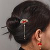 3 PCS Chinese Hair Sticks Retro Hairpins Chinese Classic Hair Chopsticks Handmade Flower Hair Accessories for Women Long Hair