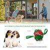 AiPITE Dog Ball Toy, Interactive Dog Toys, Flying Saucer Ball for Dogs, Active Rolling Ball, Dog Ball,Dog Toys for Tug of War, Green and Red