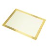Juvale 50 Sheets Gold Foil Award Certificate Paper 8.5 x 11 for Printing - Blank Cardstock for Graduation, Diploma and Achievement (Ivory)