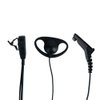 Klykon Xpr 6550 Earpiece,D Shape Surveillance Ear Piece Headset with Ptt Mic XPR7550 XPR6350 XPR7350 7550e 7580e Walkie Talkie