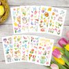HOWAF 160+ Spring Easter Temporary Tattoos,Hello Spring Party Supplies Tulip Bloom Temporary Tattoos Stickers for Adults and Kids Cute Cartoon, Spring Flowers Butterflies Waterproof Tattoos Stickers