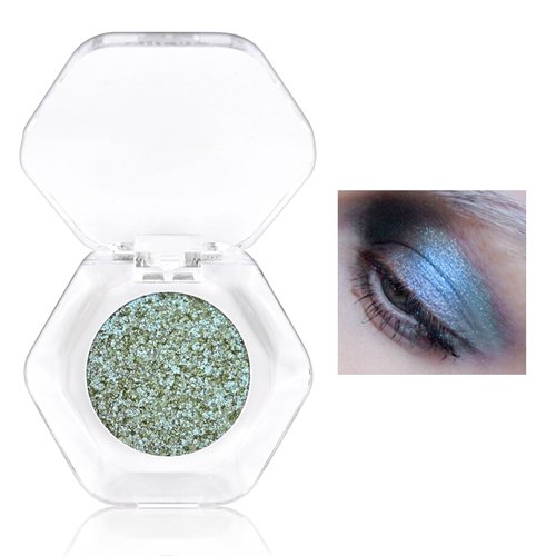 KYDA Chameleon Eyeshadow, Multichrome Metallic Finish Powder Eyeshadow, High Shinning Pigment Eyeshadow Powder, Bright Highlighter Makeup for Eyes, Lasting Blendable, 08