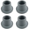 WHYHKJ 4pcs Replacement Feet for Shower Chair Bath Seat 1-1/8" I.D Non-skid Shower Bench and Tub Transfer Benches Rubber Suction Cup Feet, Grey