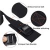 Ayaport Lashing Straps with Buckles Adjustable Cam Buckle Tie Down Cinch Strap for Packing Black 4 Pack