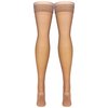 Truform Sheer Compression Stockings, 15-20 mmHg, Women's Thigh High Length, 20 Denier, Beige, Medium
