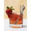 RSVP International Endurance Reusable Straws, Set of 4 - Stainless Steel, 5" | Fits Most Tumblers | Reusable | Scratch & Rust Resistance | Unbendable & Unbreakable | Dishwasher safe