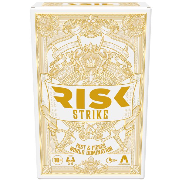 Hasbro Gaming Risk Strike Cards and Dice Game for Adults, Teens, and Kids Ages 10+, Quick-Playing Strategy Card Game for 2-5 Players, 20 Min. Average, Family Games