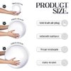 Sratte 20 Pcs Inflatable Beach Ball Multiple Sizes PVC Swimming Pool Party Ball for Adults Outdoor Summer Beach Hawaii Luau Party Favor Pool Water Play Toy Beach Sand Balls(White, Classic)