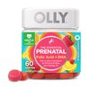 Olly The Essential Prenatal Gummy Multivitamin, 30 Day Supply ( Gummies), Sweet, Folic Acid, Vitamin D, Omega 3 DHA, Chewable Supplement, White Citrus, 60 Count (Pack of 1)