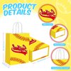 MTLEE Softball Party Favors Set Includes 12 Softball Paper Bags, 12 Silicone Bracelets, 12 Mini Foam Softball for Softball Birthday Party Supplies