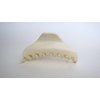 Generic Blonde creme white acrylic hair claw clip for fine, thin hair
