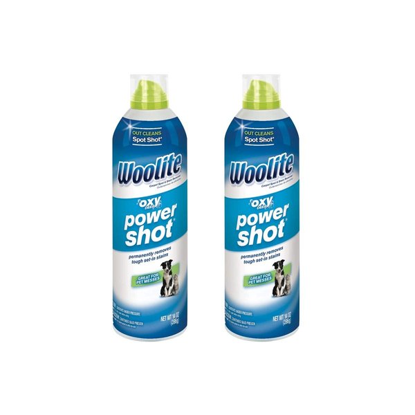 Woolite Oxy Deep Power Shot Fresh Scent Carpet Cleaner 14 oz. Liquid, Pack of 2